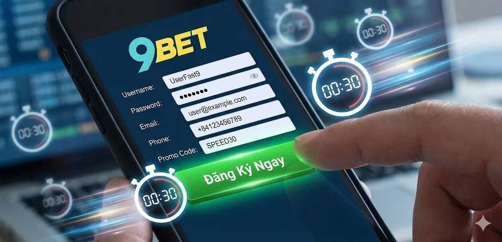 Tối giản quy trình đăng ký 9bet để tạo tài khoản cá nhân chính chủ